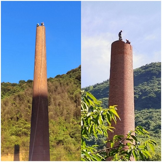 潍坊烟囱拆除公司以安全为保障，高效环保优质的拆除