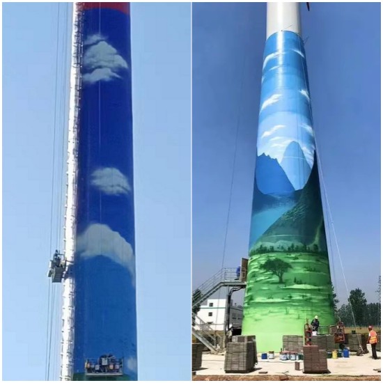 武汉烟囱美化公司:以节能环保为前提,塑造城市新景观