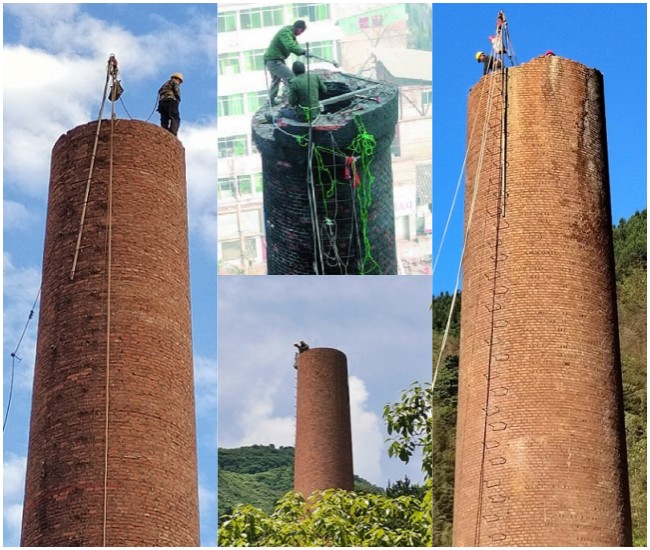 郑州拆除烟囱公司:专业技能,严谨态度和高效的方式